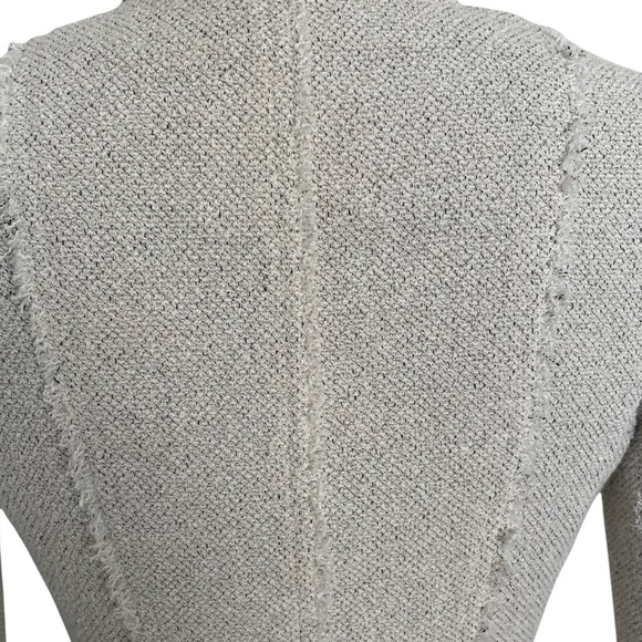 Rebecca Taylor Tweed Jacket in Limestone Size 0 - Picture 7 of 13